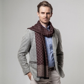 Merke Rutet Cashmere Skjerf