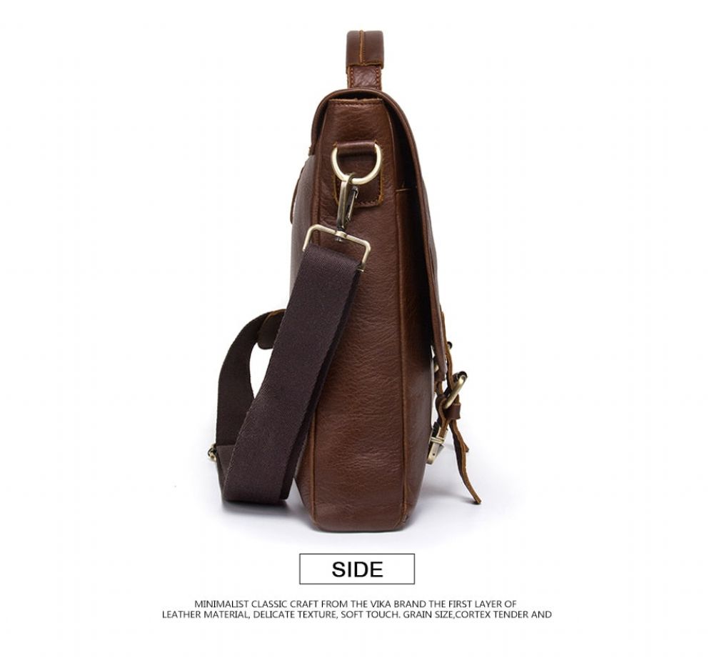 Crossbody Bag For Menn Med Stor Kapasitet