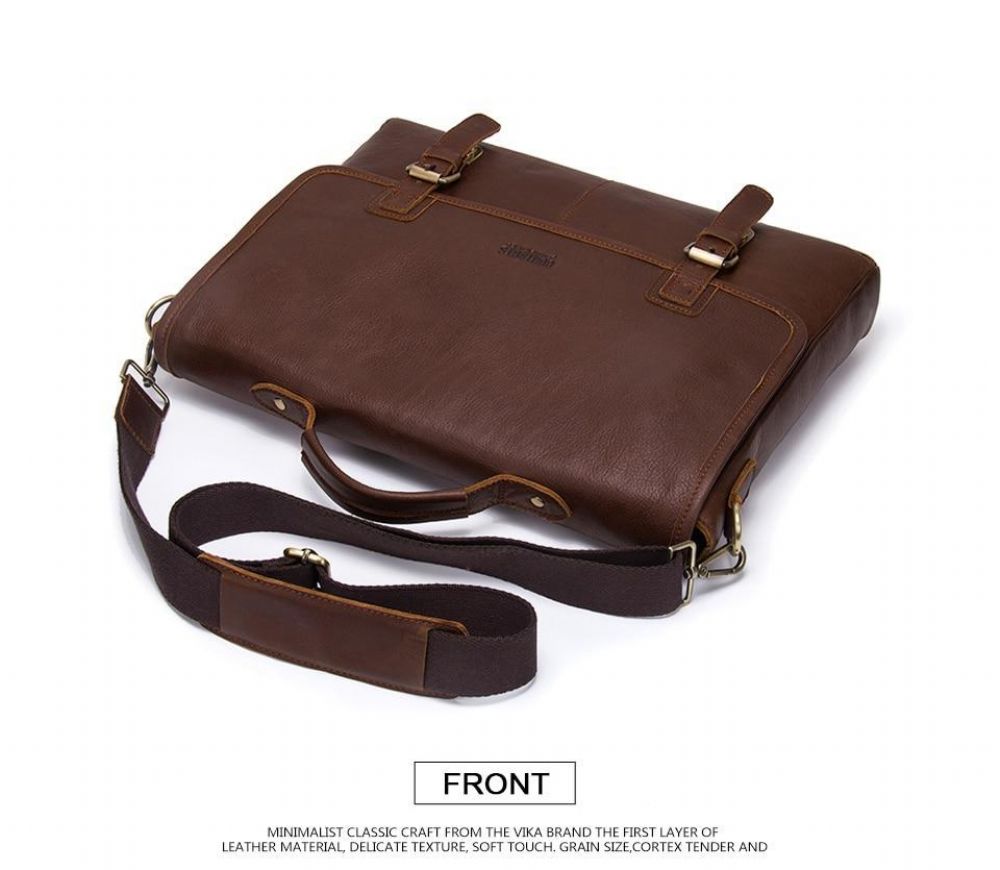 Crossbody Bag For Menn Med Stor Kapasitet