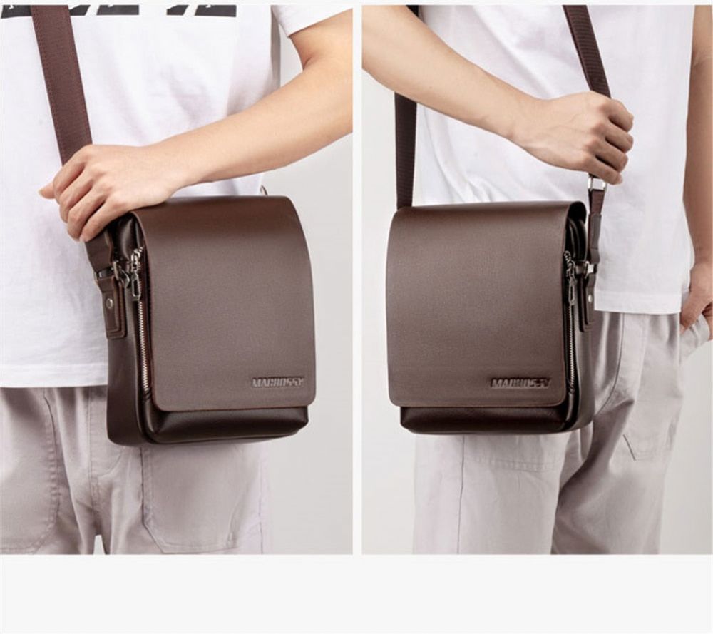 Crossbody Multifunksjonsveske For Menn