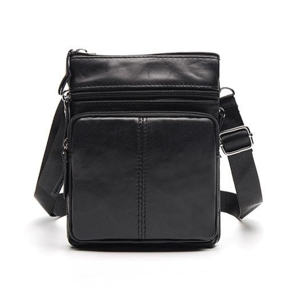 Crossbody Skulderveske I Skinn