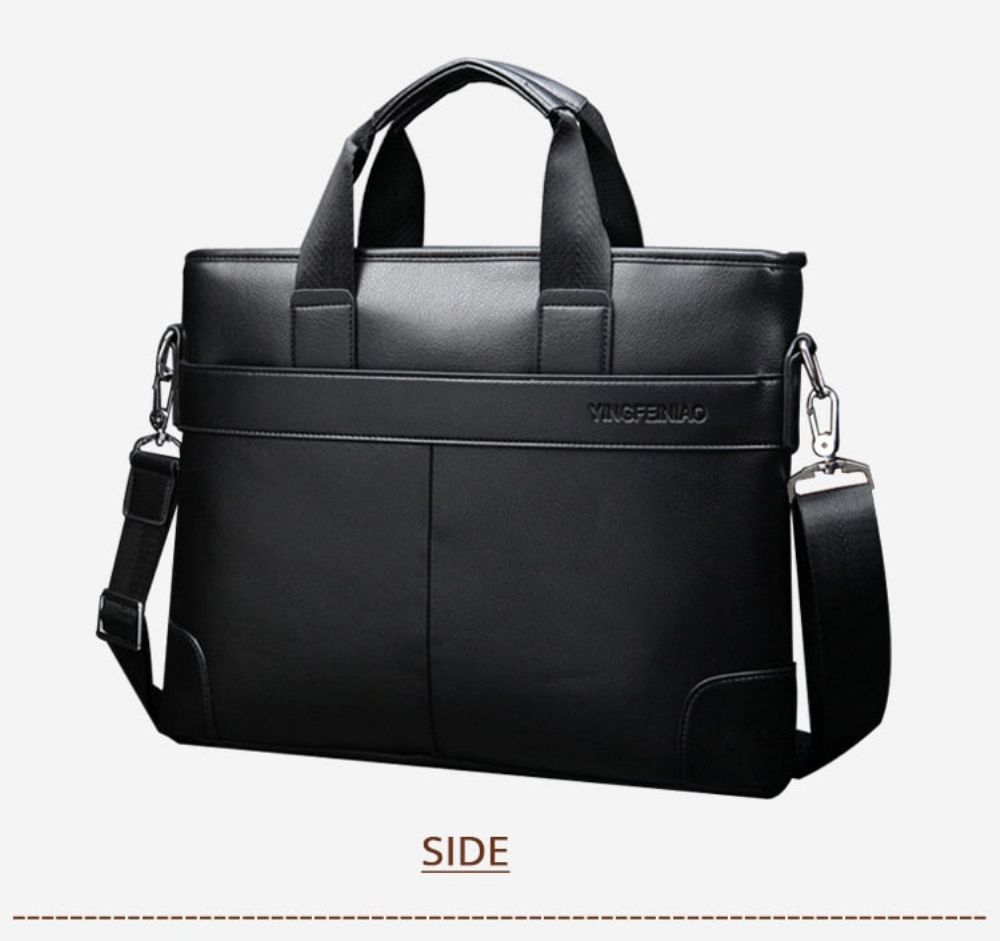 Designer Forretningskoffert I Skinn For Menn