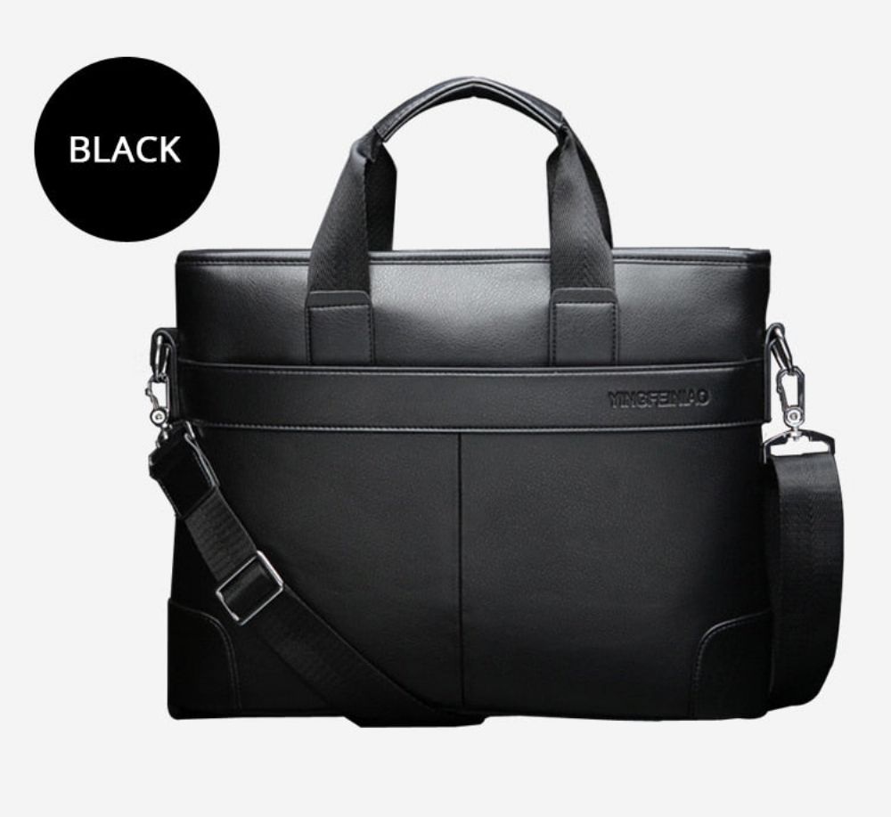 Designer Forretningskoffert I Skinn For Menn