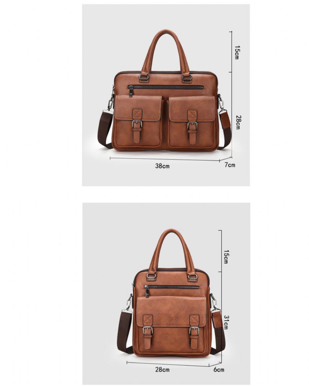 Nyeste Business Leather-kofferter