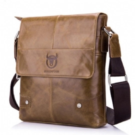 Vintage Crossbody-veske I Ekte Skinn