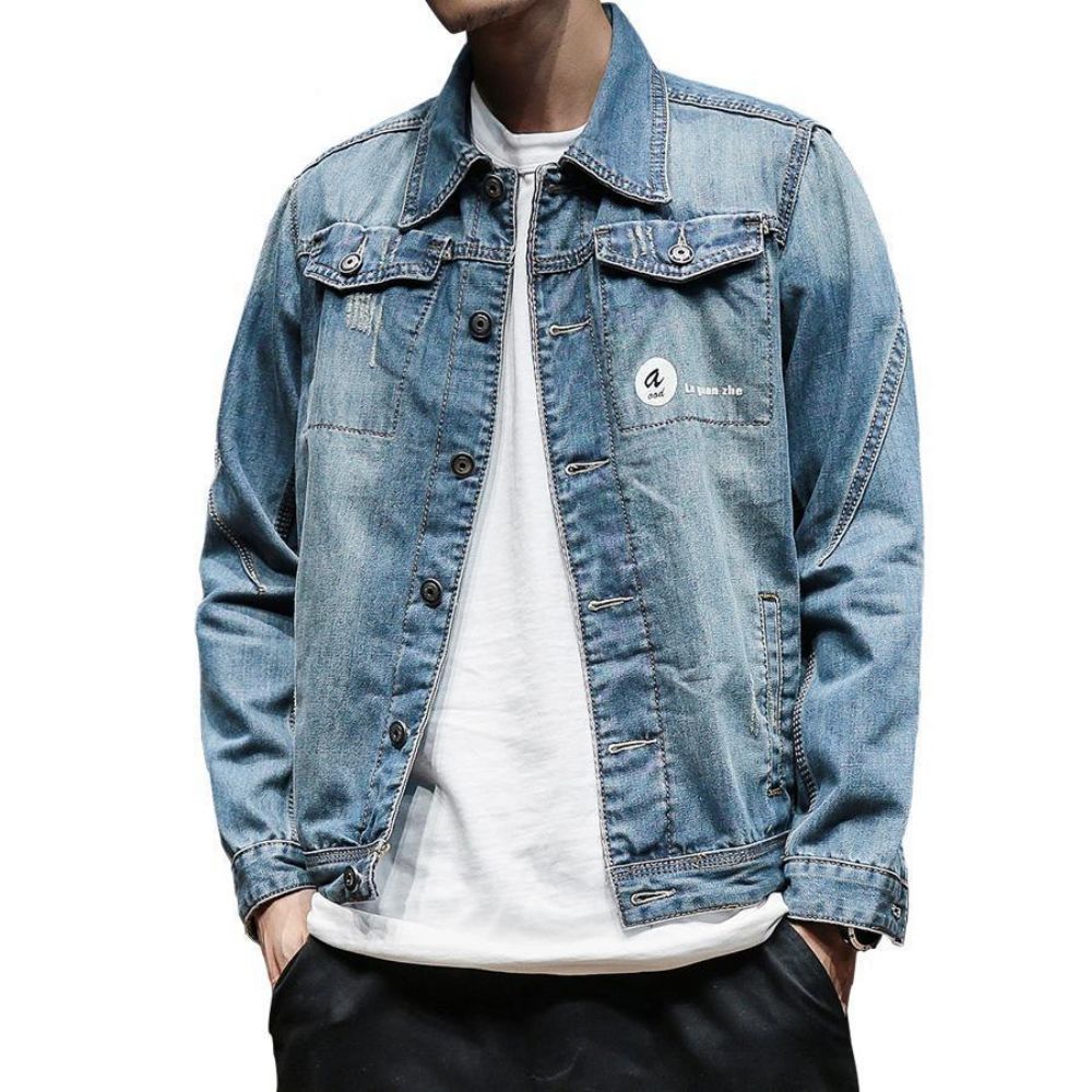 Broderi Denimjakke