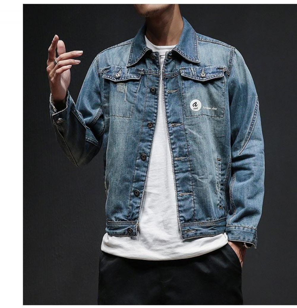 Broderi Denimjakke