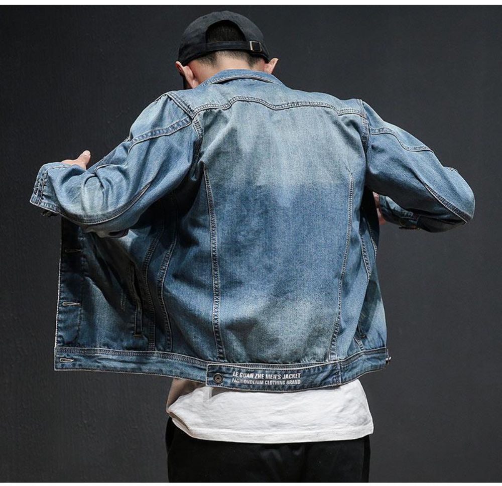 Broderi Denimjakke