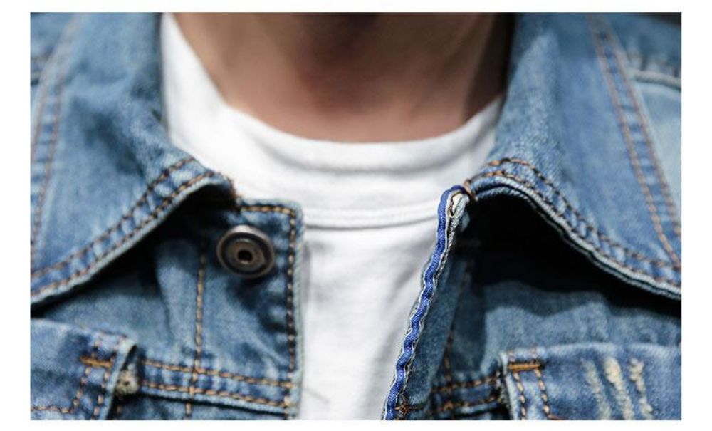 Broderi Denimjakke