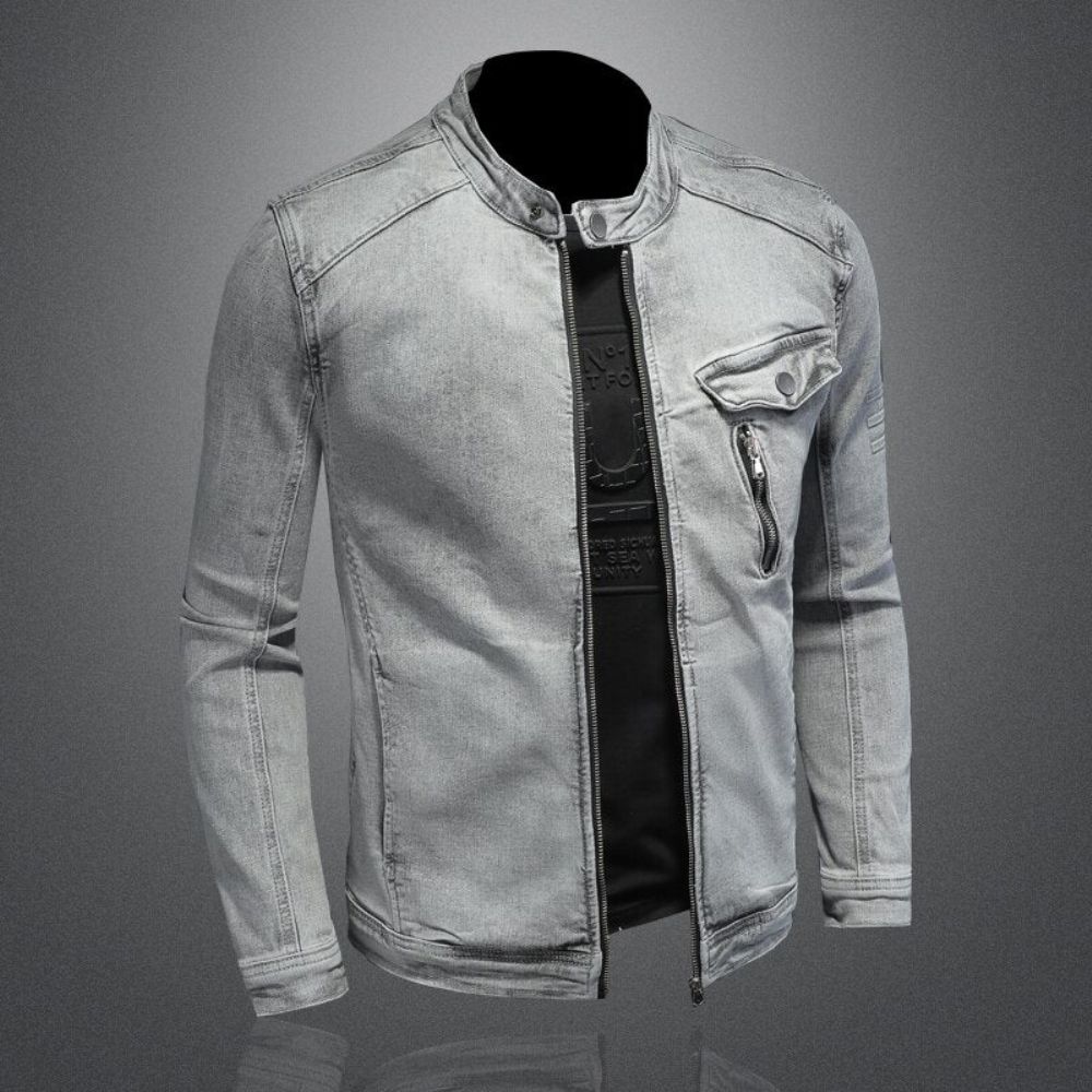 Moto Biker Streetwear Dongerijakke