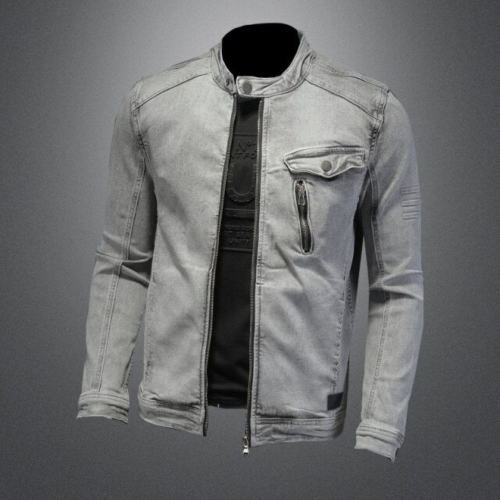 Moto Biker Streetwear Dongerijakke