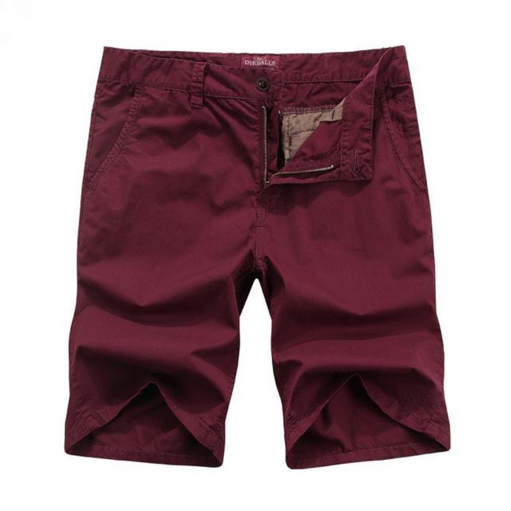 Bermuda Washing Multi-pocket Menn Short