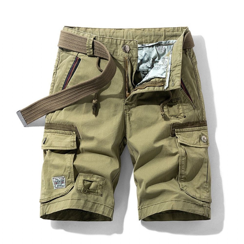 Casual Cargo Military Short Med Flere Lommer
