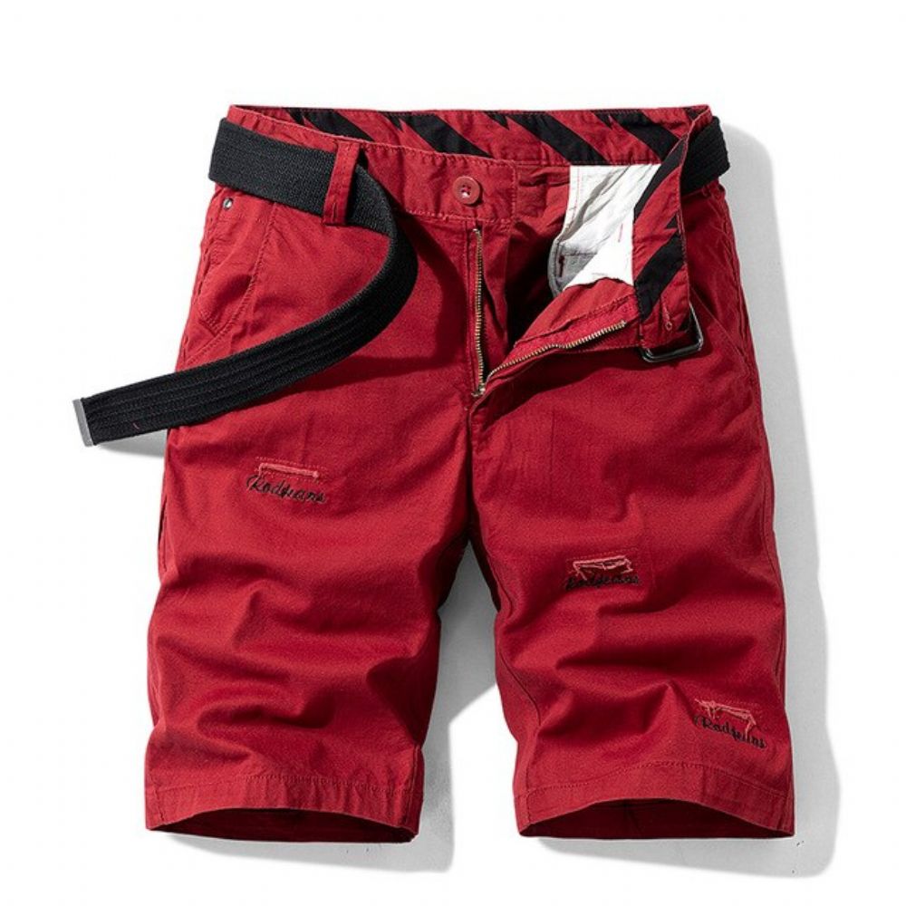 Casual Cargo-shorts I Bomull For Menn