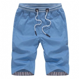Fritid Ensfargede Shorts