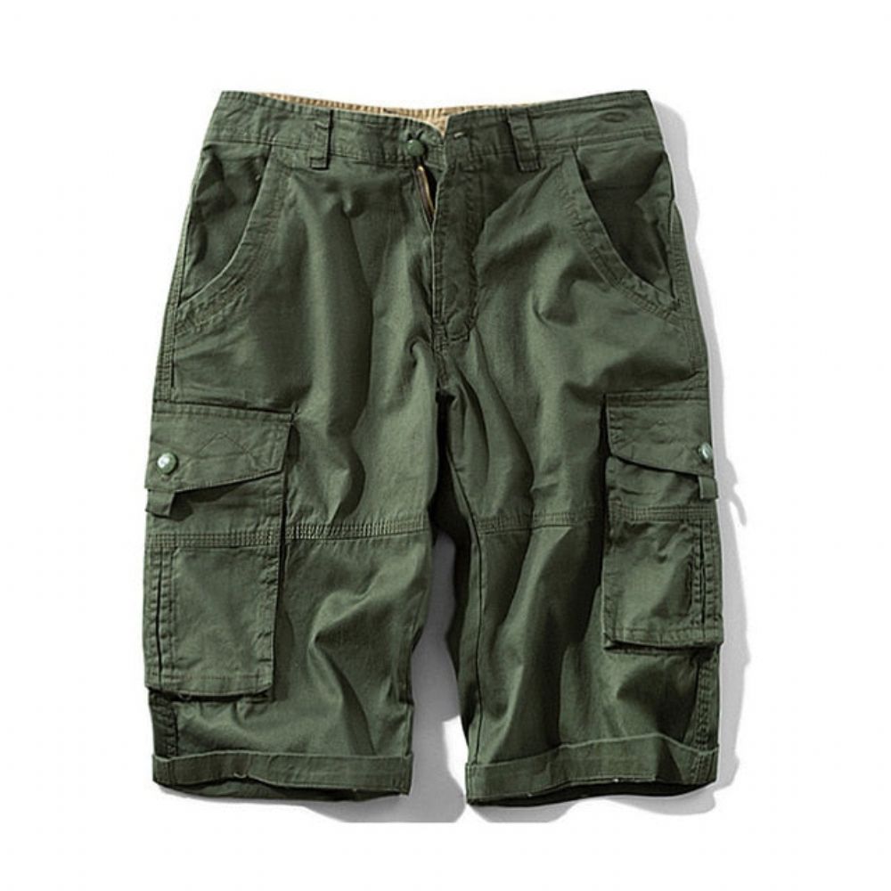 Herre Military Camouflage Cargo Shorts