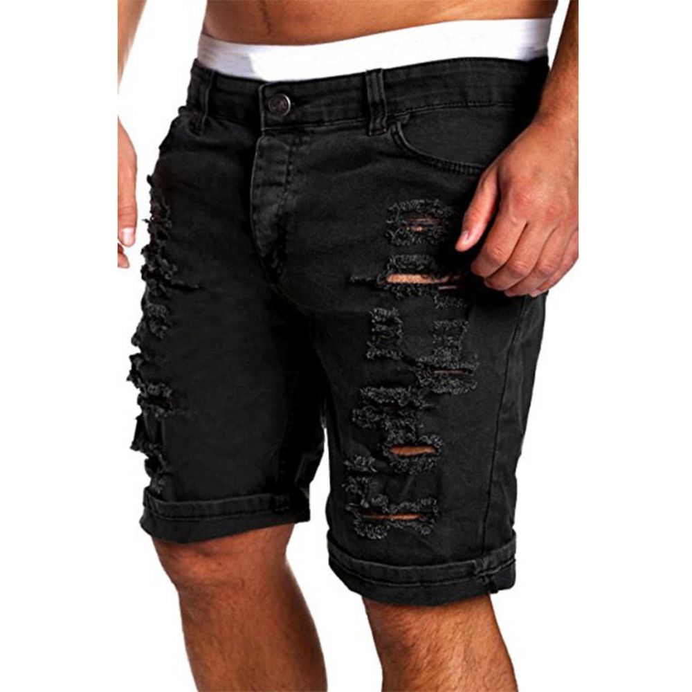 Hull Glidelås Fly Mid Waist Shorts