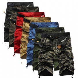 Komfortable Camo Cargo-shorts For Menn