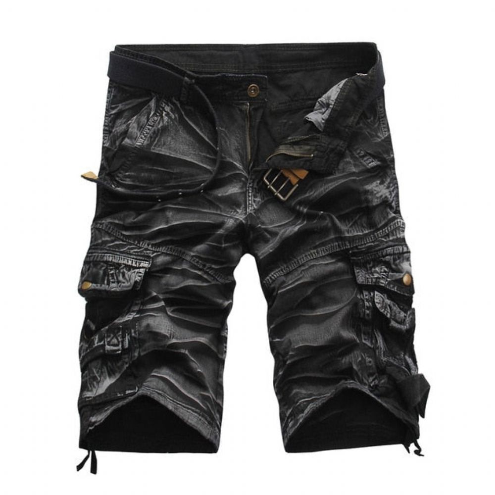 Komfortable Camo Cargo-shorts For Menn