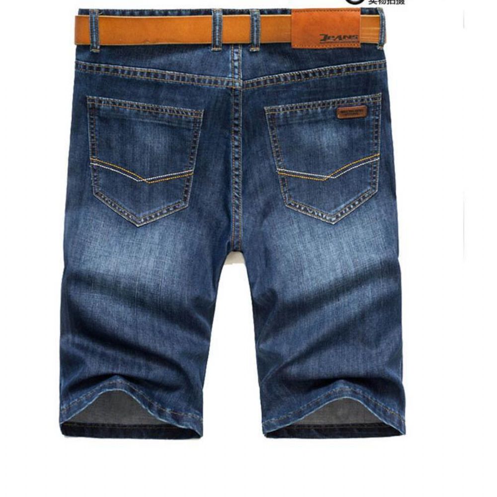 Slim-shorts Av Høy Kvalitet I Bomull