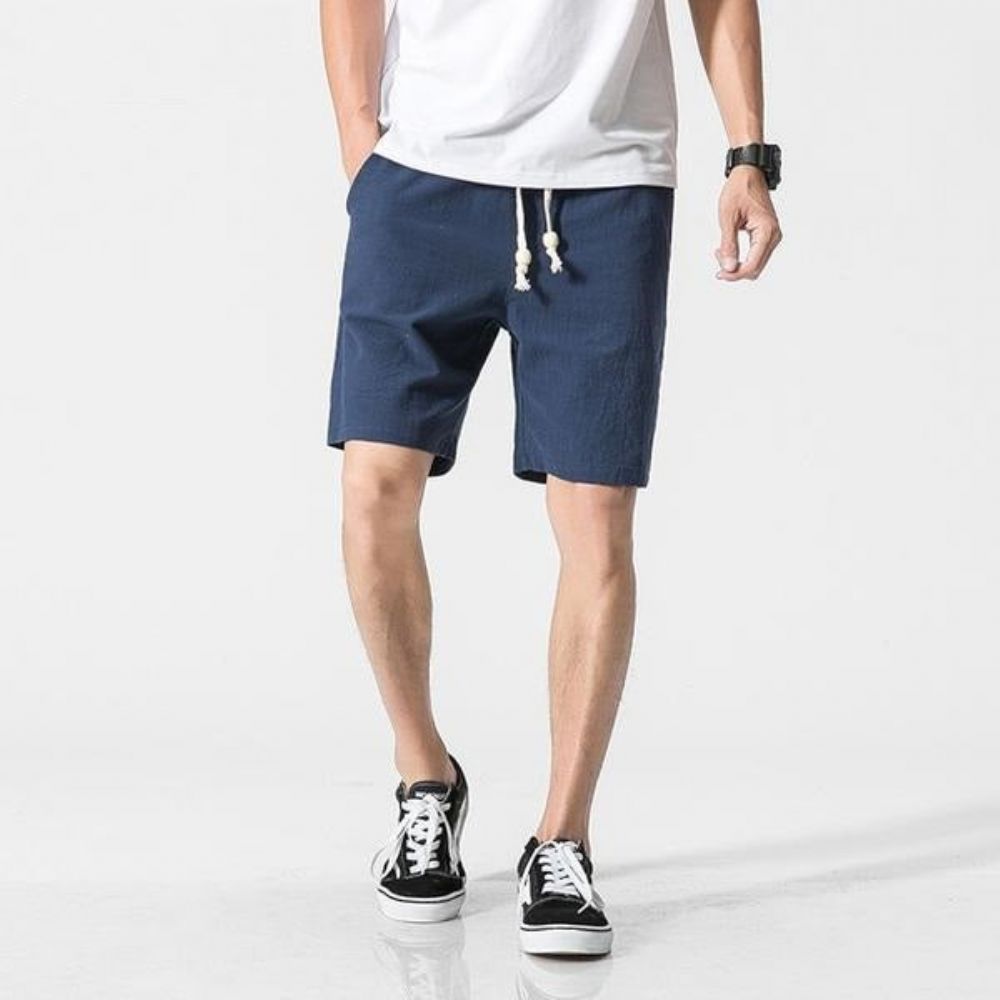 Sommershorts I Bomullslin