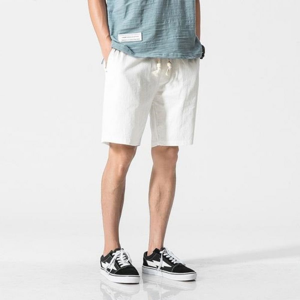 Sommershorts I Bomullslin