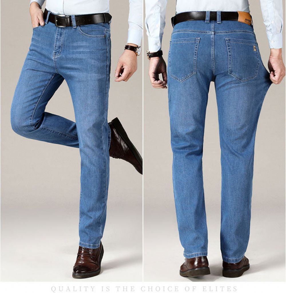 Business Fashion Stretch Straight Work Jeans