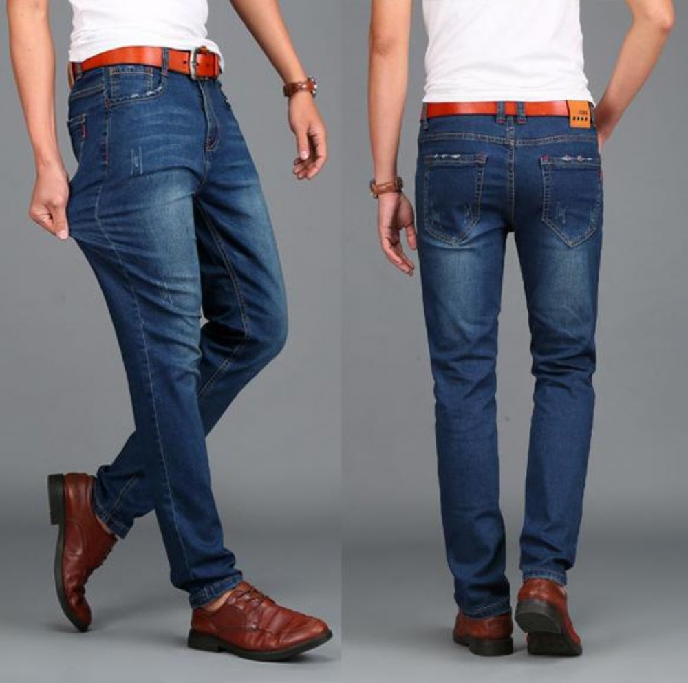 Denim Jeans Av Høy Kvalitet