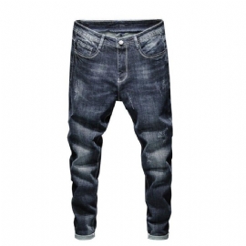 Designer Slim Fit Elastiske Høstjeans