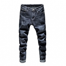 Designer Trendy Mørkeblå Jeans