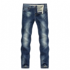 Klassiske Business Jeans Med Direkte Stretch