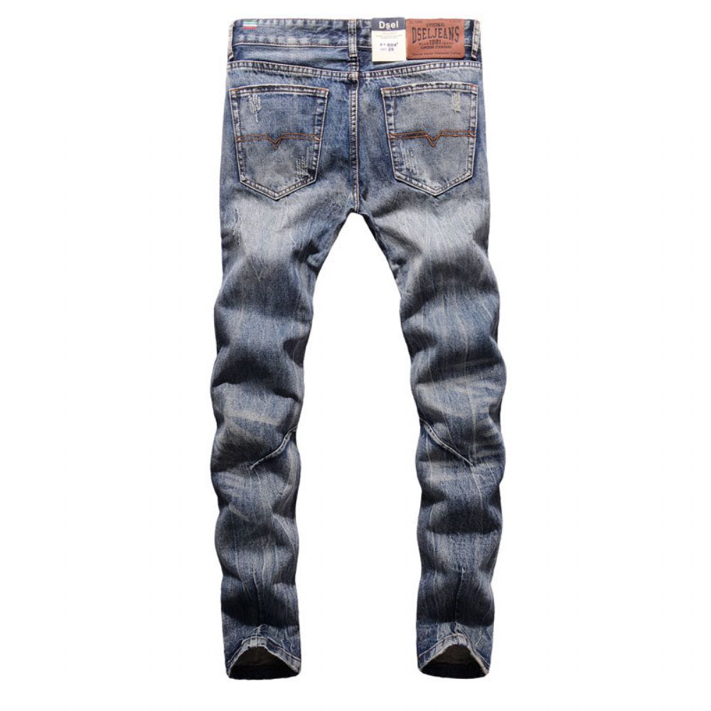 Rett Passform Italiensk Designerjeans