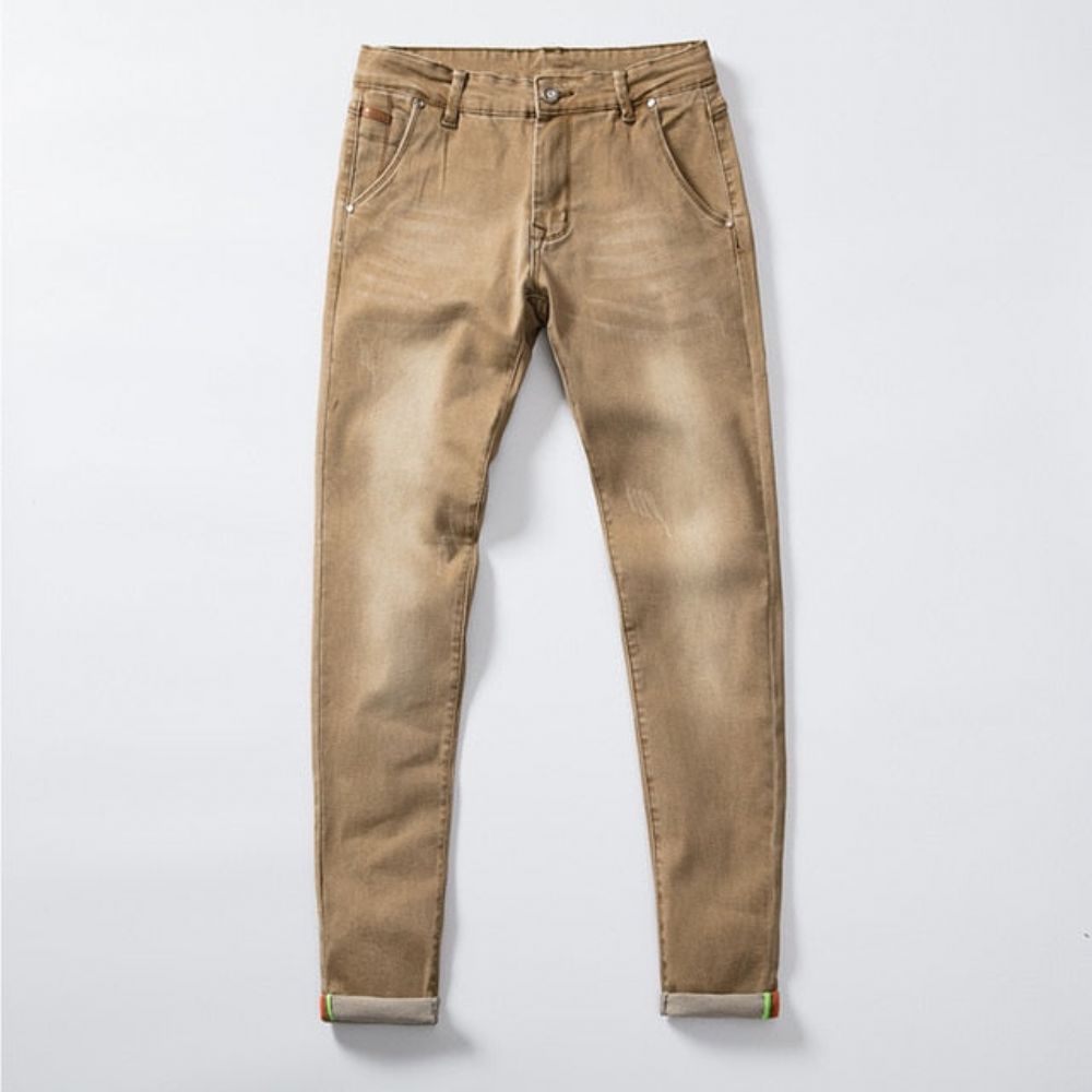 Skinny Stretch Fargede Jeans