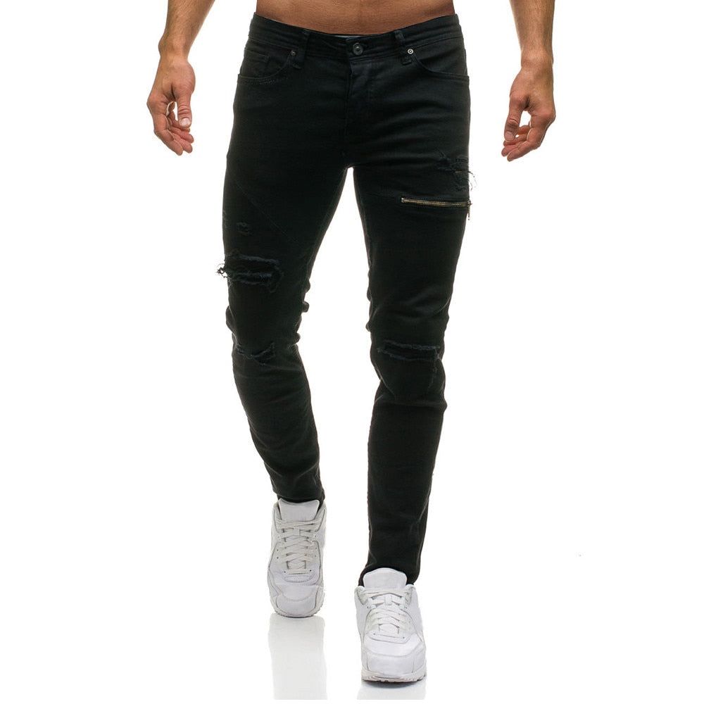 Stilige Hull Skinny Denim Jeans