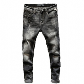 Stretch Fit Fasjonable Streetwear-jeans
