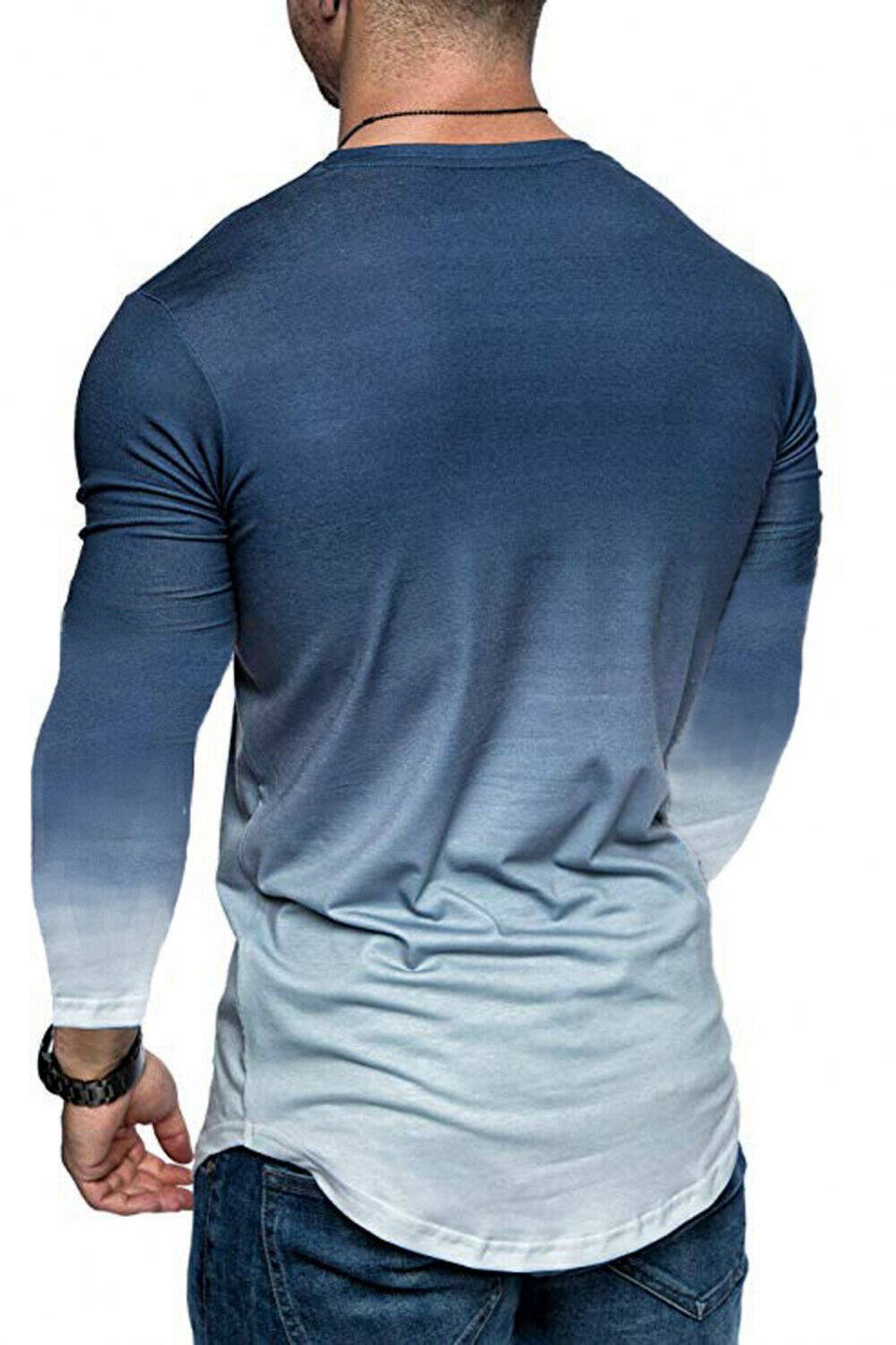 Langermet Gradient T-skjorte