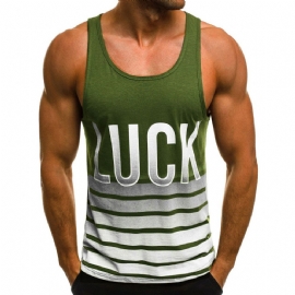 Luck Stripet Tank Top