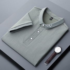 Slim Fit Poloskjorte I Bambus Bomull