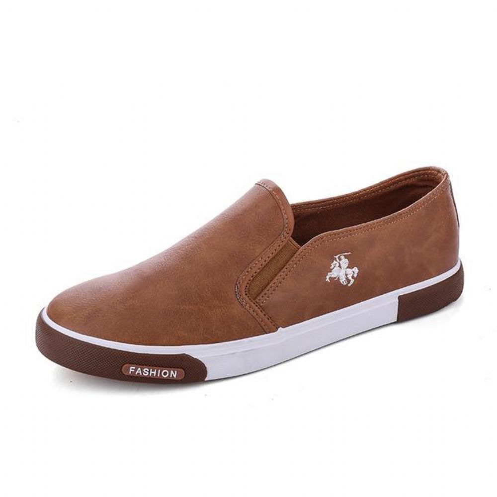 Leather Flate Herresko Loafers