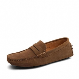 Loafers Mokkasiner Slip On Flate Herresko