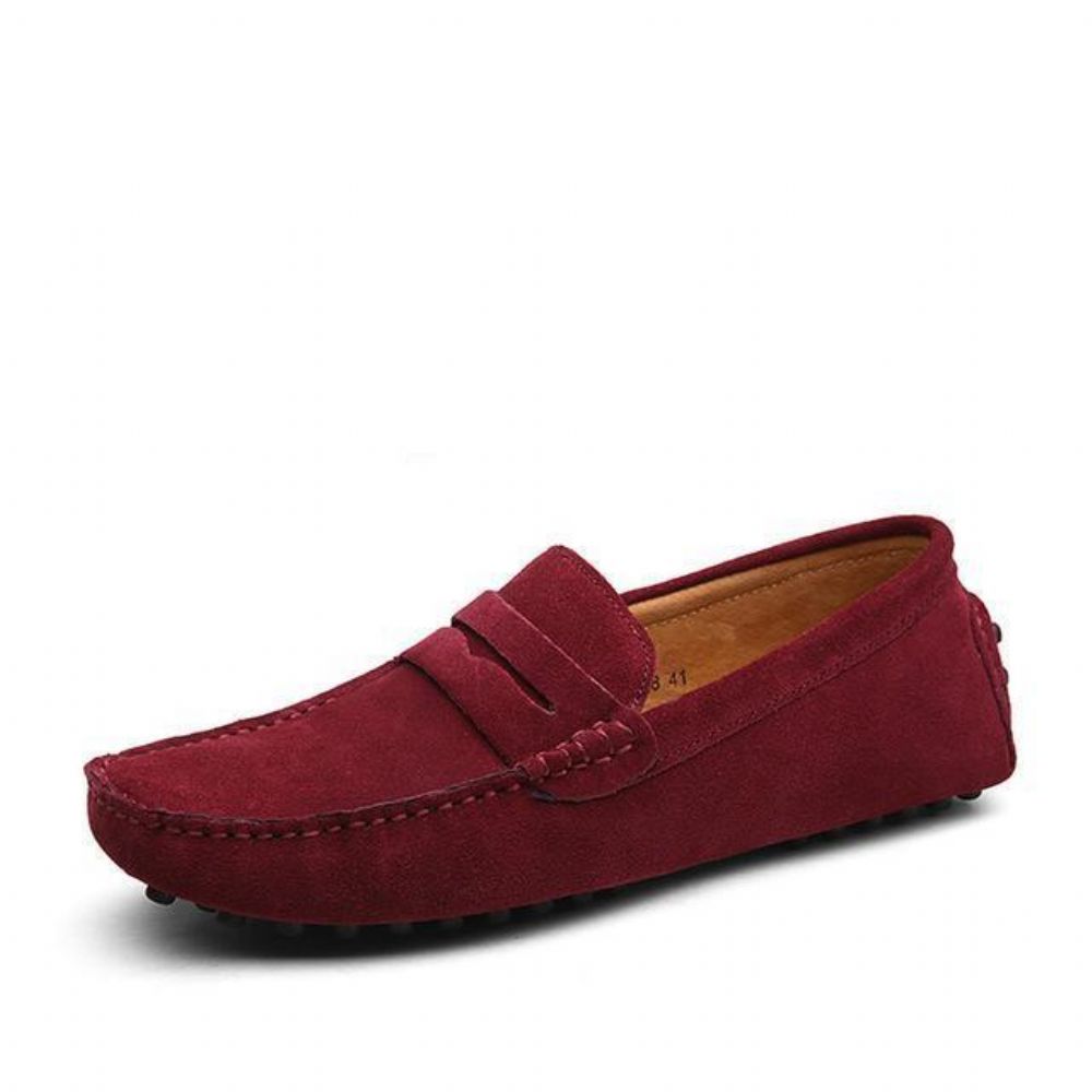 Loafers Mokkasiner Slip On Flate Herresko