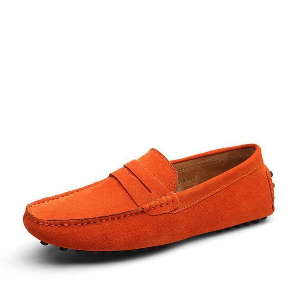 Loafers Mokkasiner Slip On Flate Herresko
