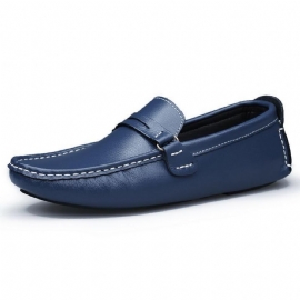 Myk Bunn Leather Comfy Flate Herresko
