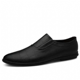 Slipons Mokkasiner I Ekte Skinn