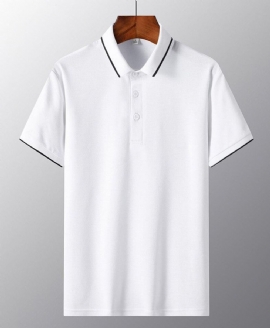 Solid Golf Poloskjorte I Sommerbomull