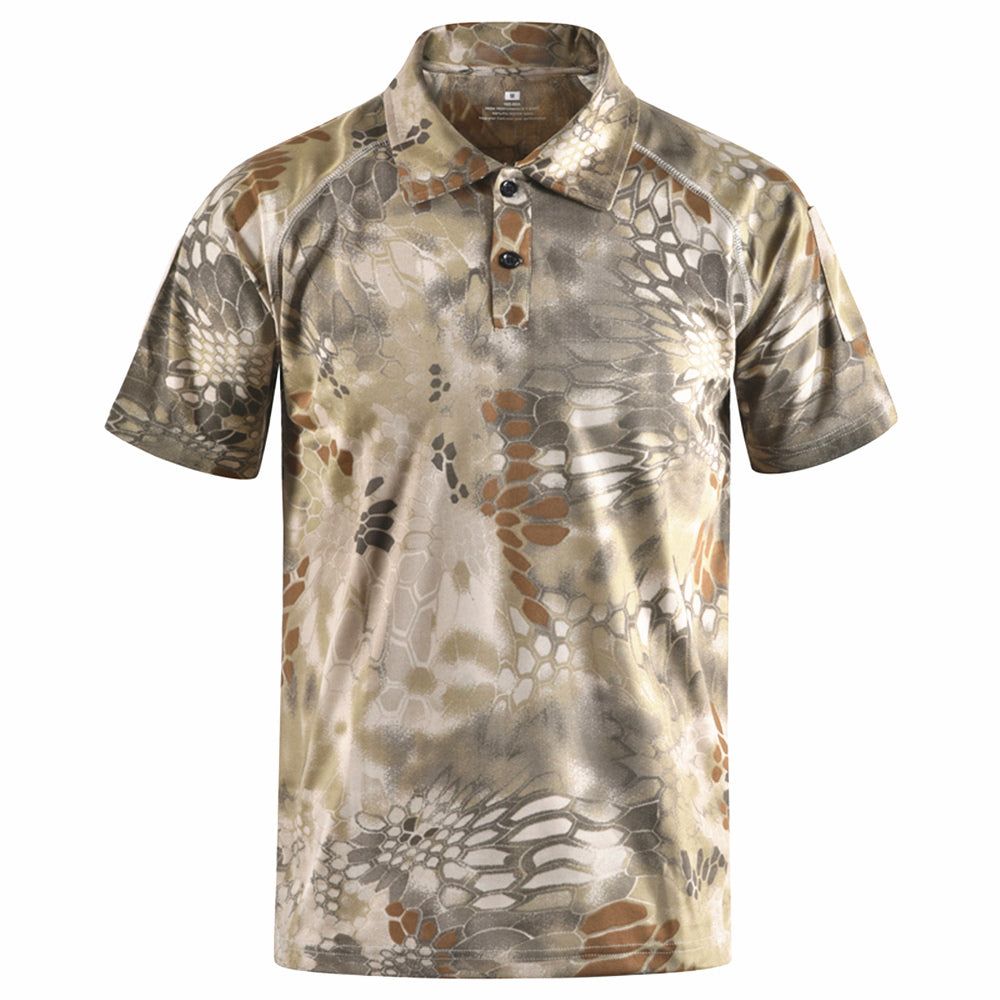 Typhon Multicam Fast Dry Tactical Camouflage Polo Skjorte