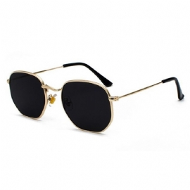 Polygon Retro Shades Solbriller Med Metallramme