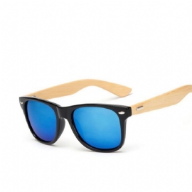 Retro Bambustre Klassiske Wayfarer-solbriller