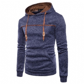 Fashion Color Fleece Vinter Hettegenser