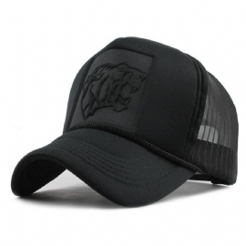 Leopardtrykk Buet Baseballcaps